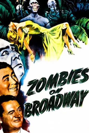 Zombies on Broadway poster