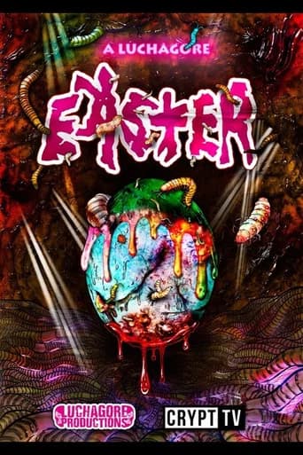 A Luchagore Easter poster